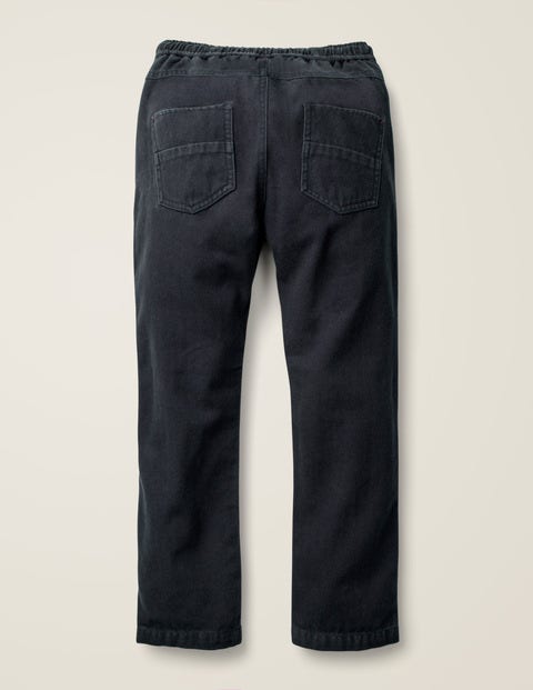Pantalon Slim Et Décontracté À Enfiler - Chevrons bleu universitaire Pantalon Slim Et Décontracté À Enfiler - Chevrons bleu universitaire