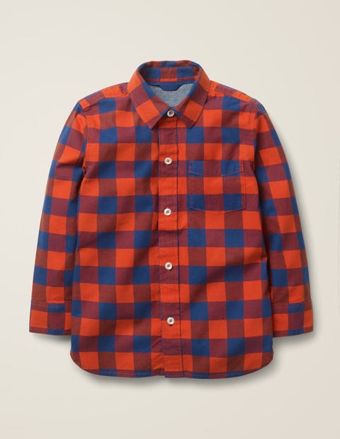 Casual Twill Shirt - Rocket Red/Starboard Blue Casual Twill Shirt - Rocket Red/Starboard Blue
