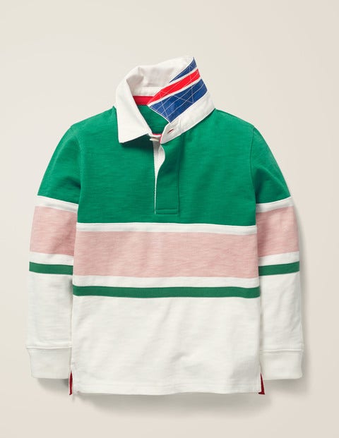 Rugby Shirt - Hike Green/Suffolk Pink Rugby Shirt - Hike Green/Suffolk Pink