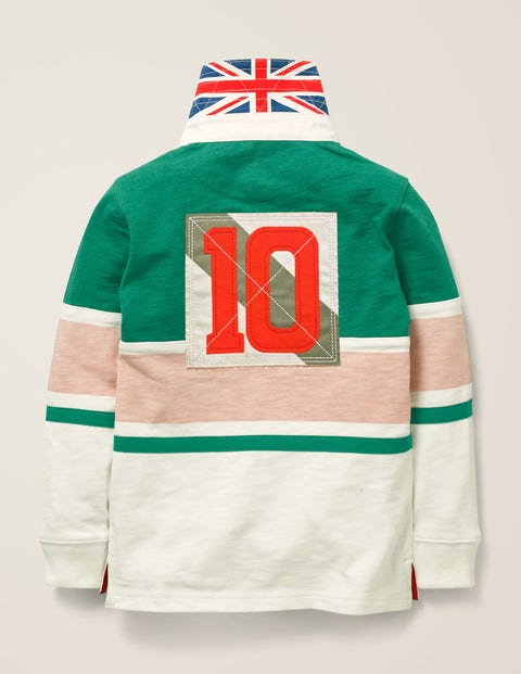 Rugby Shirt - Hike Green/Suffolk Pink Rugby Shirt - Hike Green/Suffolk Pink