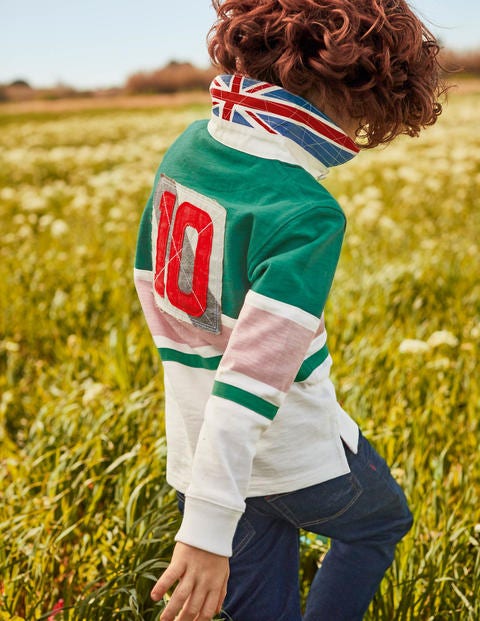 Rugby Shirt - Hike Green/Suffolk Pink Rugby Shirt - Hike Green/Suffolk Pink