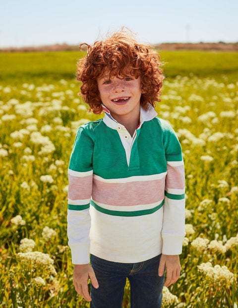 Rugby Shirt - Hike Green/Suffolk Pink Rugby Shirt - Hike Green/Suffolk Pink