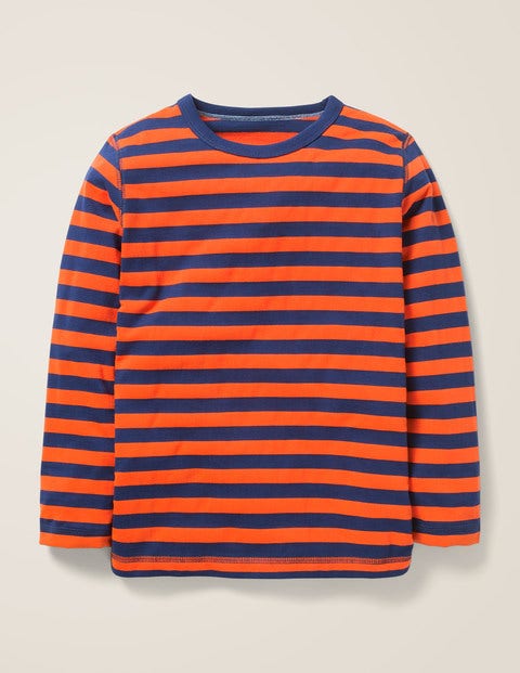 Essential Supersoft T-Shirt - College Blue/Techno Orange Essential Supersoft T-Shirt - College Blue/Techno Orange