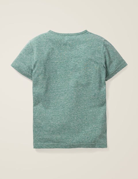 Fun Printed T-Shirt - Camp Green Marl Sports Fun Printed T-Shirt - Camp Green Marl Sports