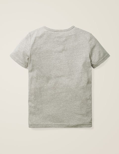 Fun Printed T-Shirt - Mid Grey Jaspe Music Fun Printed T-Shirt - Mid Grey Jaspe Music