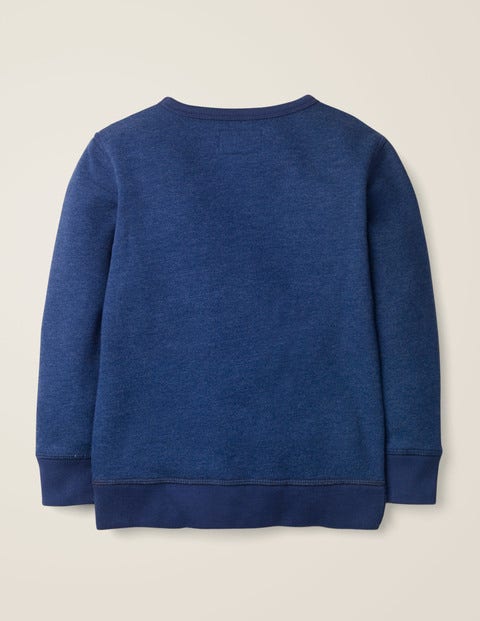 Skater Sweatshirt - Deep Blue Marl Skateboarders Skater Sweatshirt - Deep Blue Marl Skateboarders