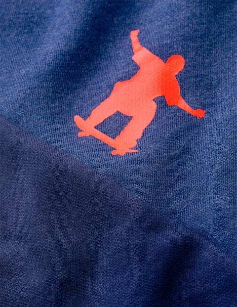 Skater Sweatshirt - Deep Blue Marl Skateboarders Skater Sweatshirt - Deep Blue Marl Skateboarders