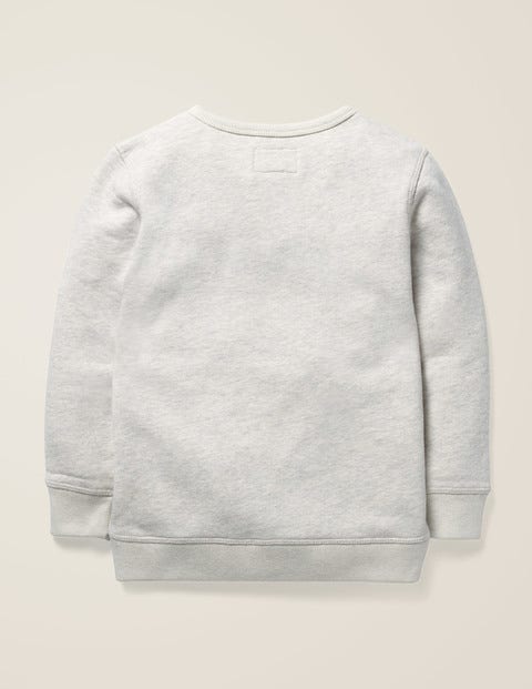 Skater Sweatshirt - Oatmeal Marl Skateboarders Skater Sweatshirt - Oatmeal Marl Skateboarders