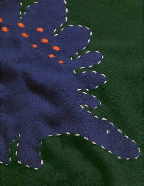 Graphic Crew Sweater - Green Dinosaur Graphic Crew Sweater - Green Dinosaur