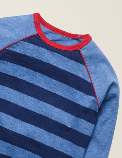 Raglan T-Shirt - College Blue/Blue Marl Raglan T-Shirt - College Blue/Blue Marl