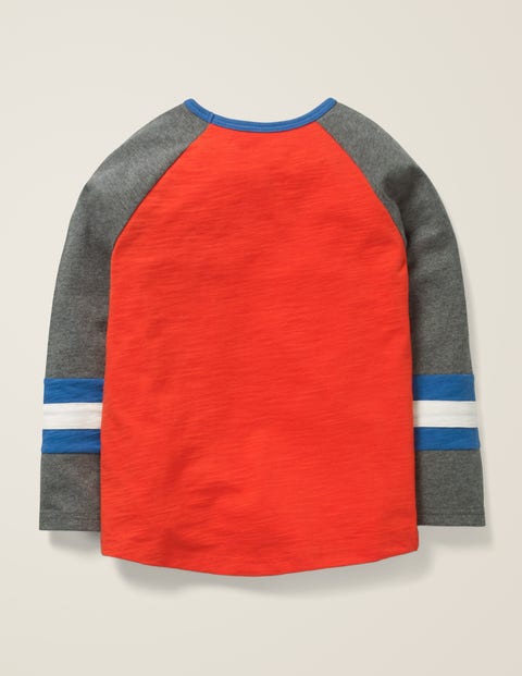 Raglan T-Shirt - Rocket Red/Grey Jaspe Raglan T-Shirt - Rocket Red/Grey Jaspe