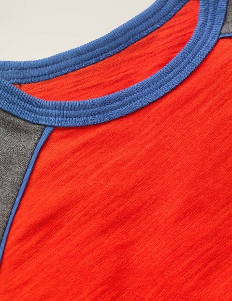 Raglan T-Shirt - Rocket Red/Grey Jaspe Raglan T-Shirt - Rocket Red/Grey Jaspe