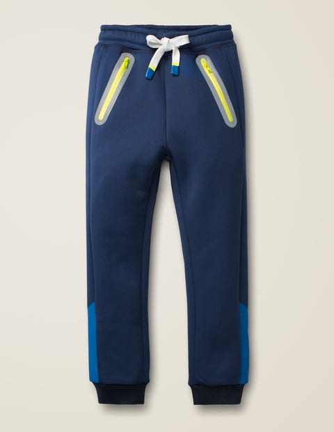 Active Sweatpants - Navy Blue/Safety Yellow Active Sweatpants - Navy Blue/Safety Yellow