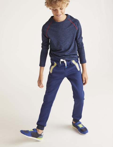 Active Sweatpants - Navy Blue/Safety Yellow Active Sweatpants - Navy Blue/Safety Yellow