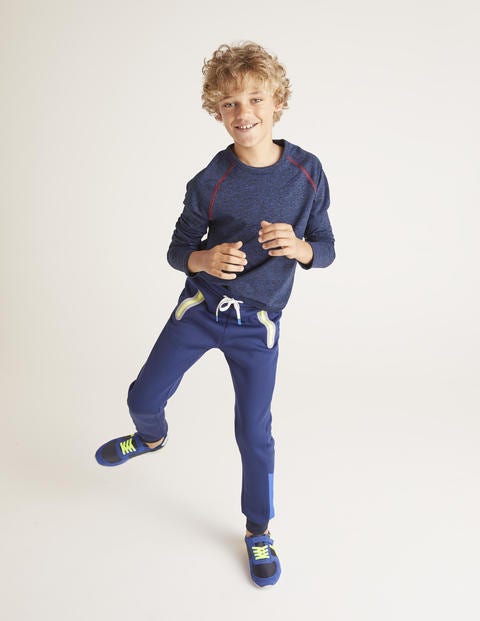 Active Sweatpants - Navy Blue/Safety Yellow Active Sweatpants - Navy Blue/Safety Yellow