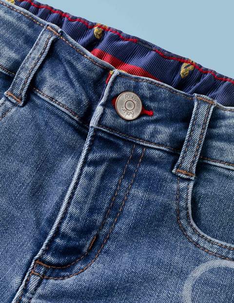 Lightning Bolt Slim Jeans - Mid Vintage Lightning Bolt Slim Jeans - Mid Vintage