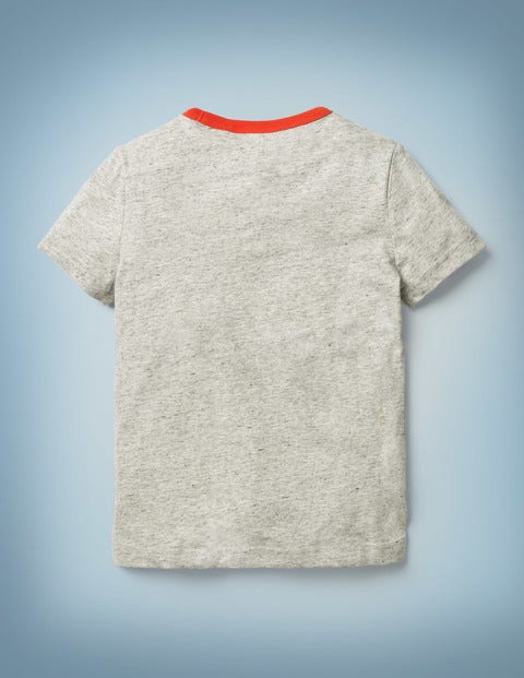 T-Shirt Bertie Crochue - Gris chiné T-Shirt Bertie Crochue - Gris chiné
