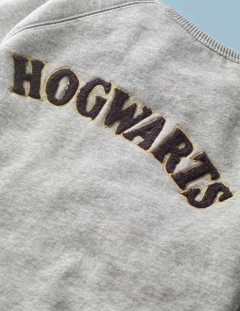 Hogwarts Crest Sweatshirt - Grey Marl Hogwarts Crest Sweatshirt - Grey Marl