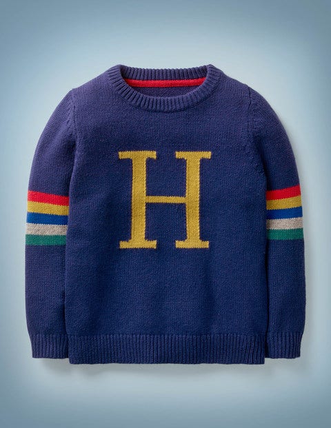 Harry Potter Knitted Jumper - College Blue Harry Potter Knitted Jumper - College Blue