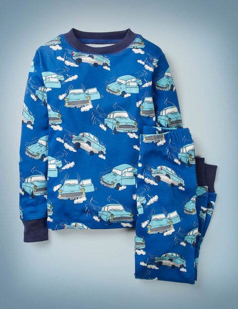 Harry Potter Long John Pajamas - Duke Flying Car Harry Potter Long John Pajamas - Duke Flying Car