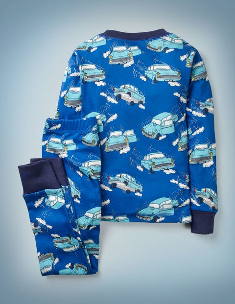 Harry Potter Long John Pajamas - Duke Flying Car Harry Potter Long John Pajamas - Duke Flying Car