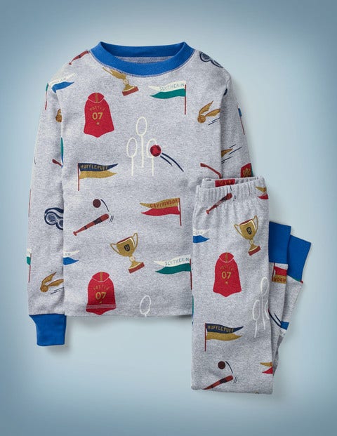 Harry Potter Long John Pajamas - Multi Quidditch Harry Potter Long John Pajamas - Multi Quidditch
