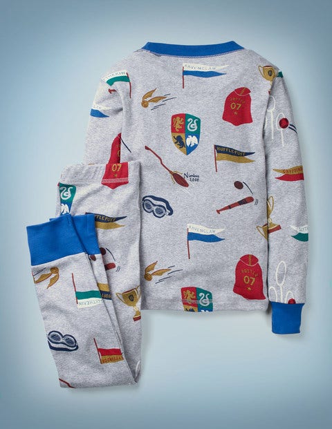 Harry Potter Long John Pajamas - Multi Quidditch Harry Potter Long John Pajamas - Multi Quidditch