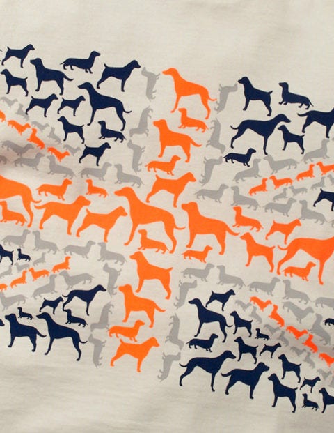 Union Jack T-Shirt - Ivory Dogs Union Jack T-Shirt - Ivory Dogs