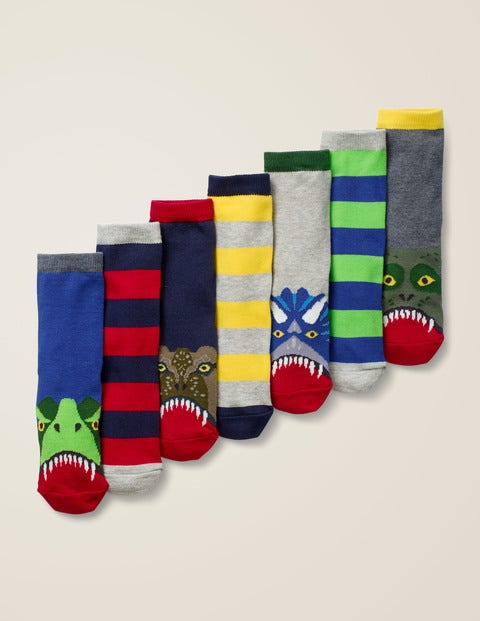 7 Pack Sock Box - Dinosaurs 7 Pack Sock Box - Dinosaurs