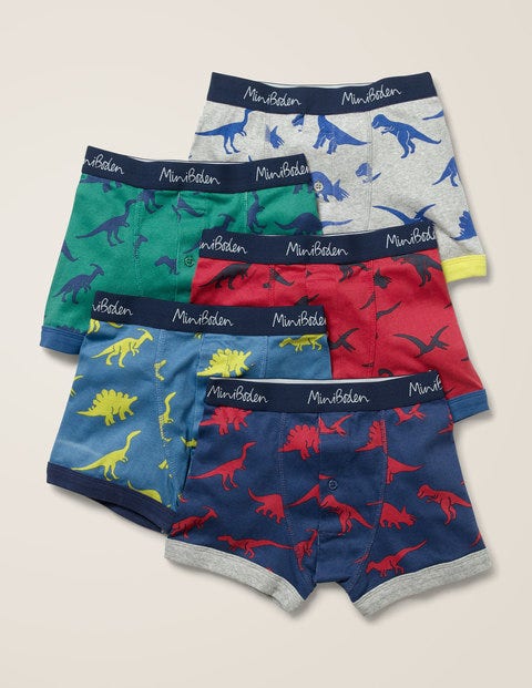 5 Pack Boxers - Dinosaurs 5 Pack Boxers - Dinosaurs