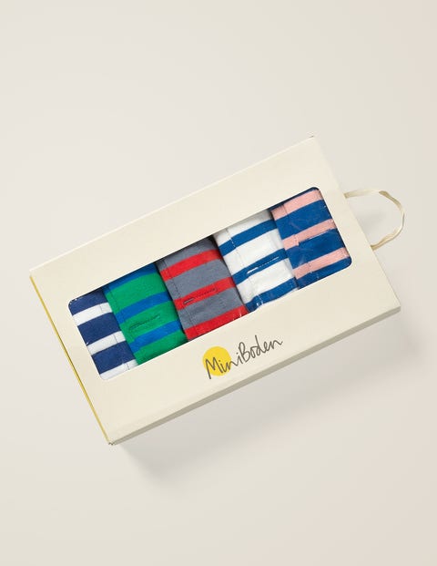 5 Pack Boxers - Multi Stripes 5 Pack Boxers - Multi Stripes