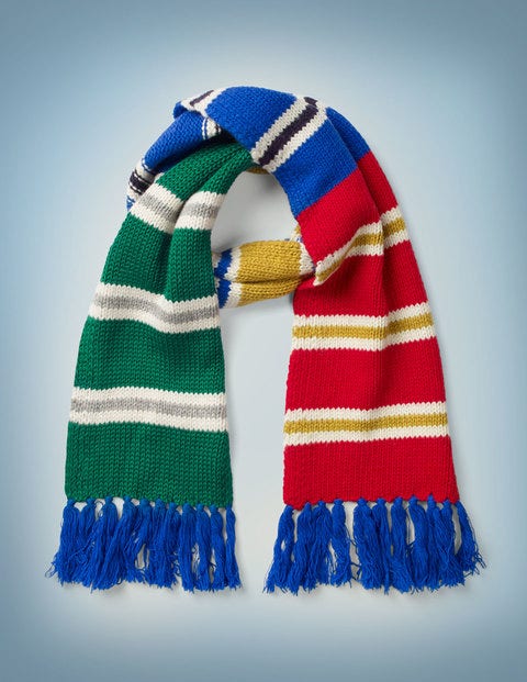 Hogwarts Houses Scarf - Multi Stripe