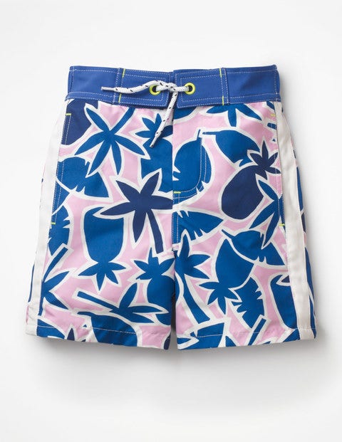Poolside Shorts - Duke Blue Pineapple Palm Poolside Shorts - Duke Blue Pineapple Palm