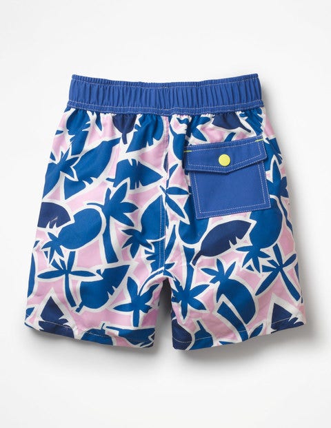 Poolside Shorts - Duke Blue Pineapple Palm Poolside Shorts - Duke Blue Pineapple Palm