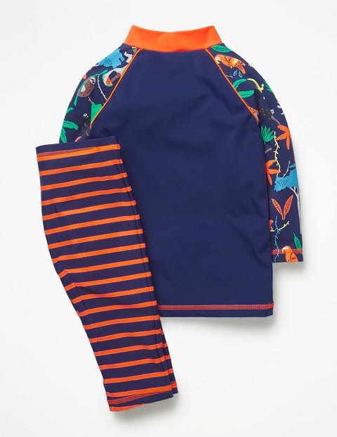 Surf Suit - College Blue Multi Tree Tops Surf Suit - College Blue Multi Tree Tops