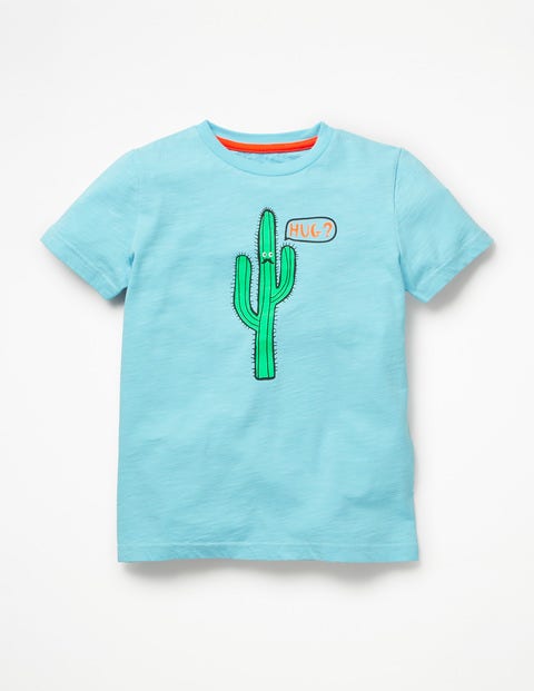 Animal Graphic T-Shirt - Blue Quartz Cactus Animal Graphic T-Shirt - Blue Quartz Cactus