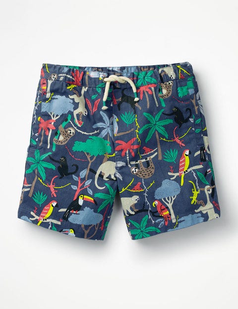 Shorts Mit Tunnelzug - Bunt, Baumwipfel Shorts Mit Tunnelzug - Bunt, Baumwipfel