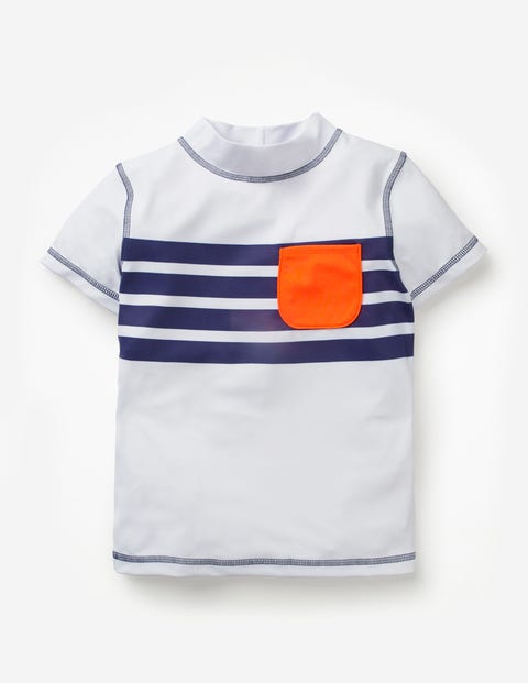Short-Sleeved Rash Guard - White Short-Sleeved Rash Guard - White