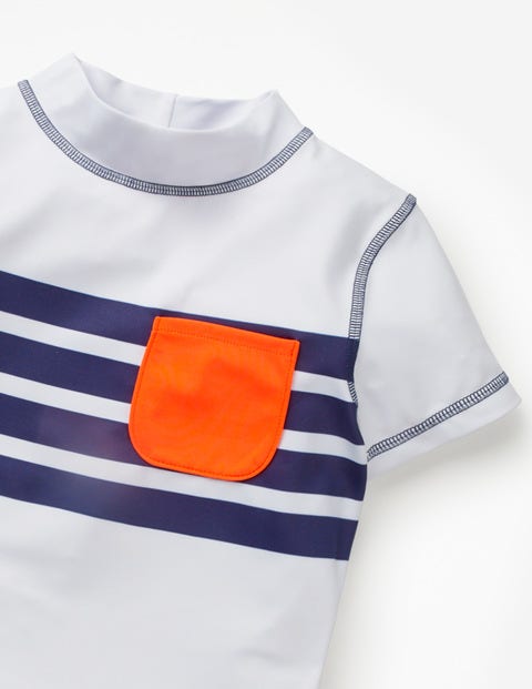 Short-Sleeved Rash Guard - White Short-Sleeved Rash Guard - White