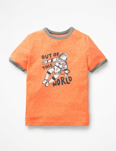 Zoom-To-The-Moon T-Shirt - Acid Orange Astronaut Zoom-To-The-Moon T-Shirt - Acid Orange Astronaut
