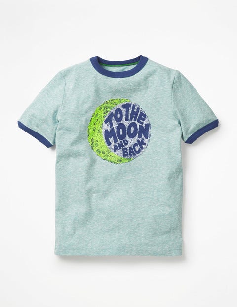 Zoom-To-The-Moon T-Shirt - Mineral Blue Moon Zoom-To-The-Moon T-Shirt - Mineral Blue Moon