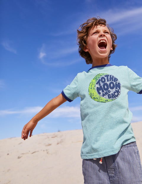 Zoom-To-The-Moon T-Shirt - Mineral Blue Moon Zoom-To-The-Moon T-Shirt - Mineral Blue Moon