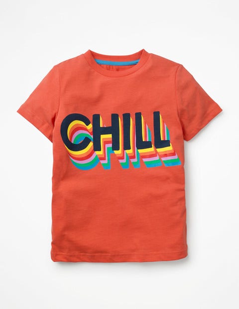 Cool Graphic T-Shirt - Tropical Orange Chill Cool Graphic T-Shirt - Tropical Orange Chill