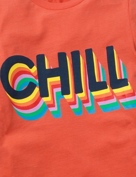 Cool Graphic T-Shirt - Tropical Orange Chill Cool Graphic T-Shirt - Tropical Orange Chill