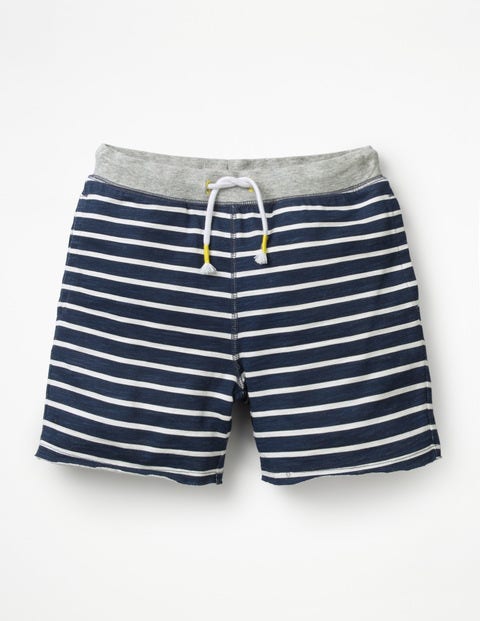 Slub Jersey Shorts - College Blue/White Slub Jersey Shorts - College Blue/White
