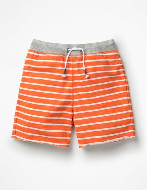 Short En Jersey Flammé - Orange étincelle/blanc Short En Jersey Flammé - Orange étincelle/blanc