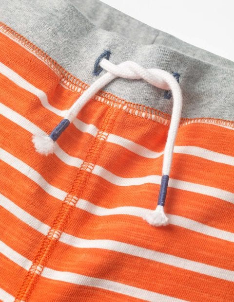 Short En Jersey Flammé - Orange étincelle/blanc Short En Jersey Flammé - Orange étincelle/blanc