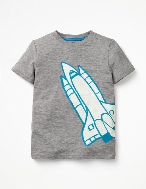 T-Shirt Luminescent - Navette gris chiné T-Shirt Luminescent - Navette gris chiné