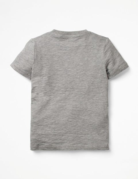 T-Shirt Luminescent - Navette gris chiné T-Shirt Luminescent - Navette gris chiné