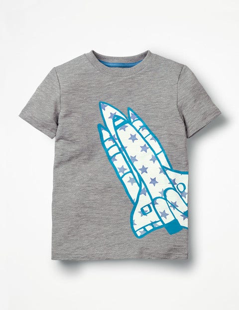 T-Shirt Luminescent - Navette gris chiné T-Shirt Luminescent - Navette gris chiné